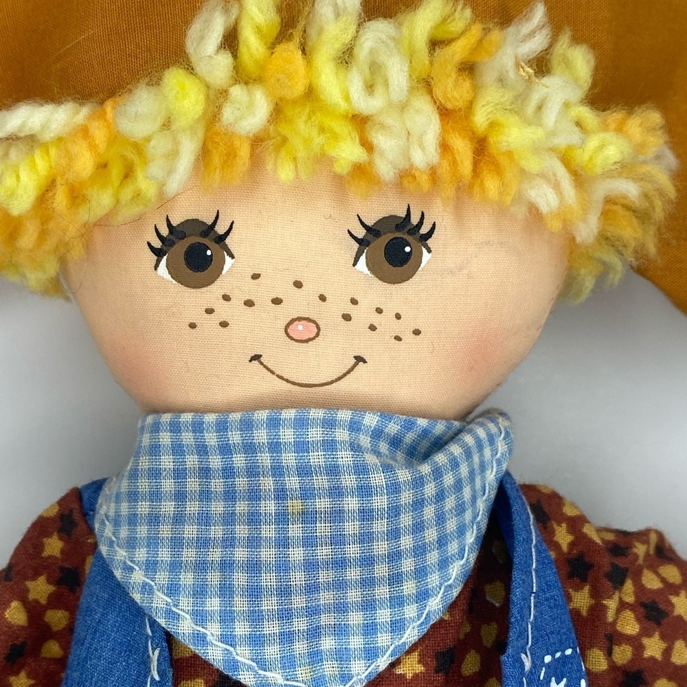 1981 Vintage Knickerbocker Cowpokes Rag doll‎ toy